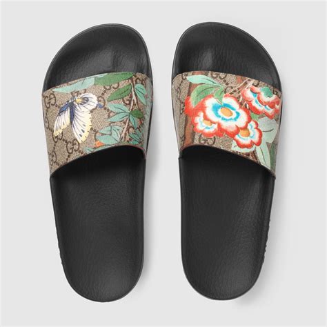 gucci color sandals|Gucci slippers women.